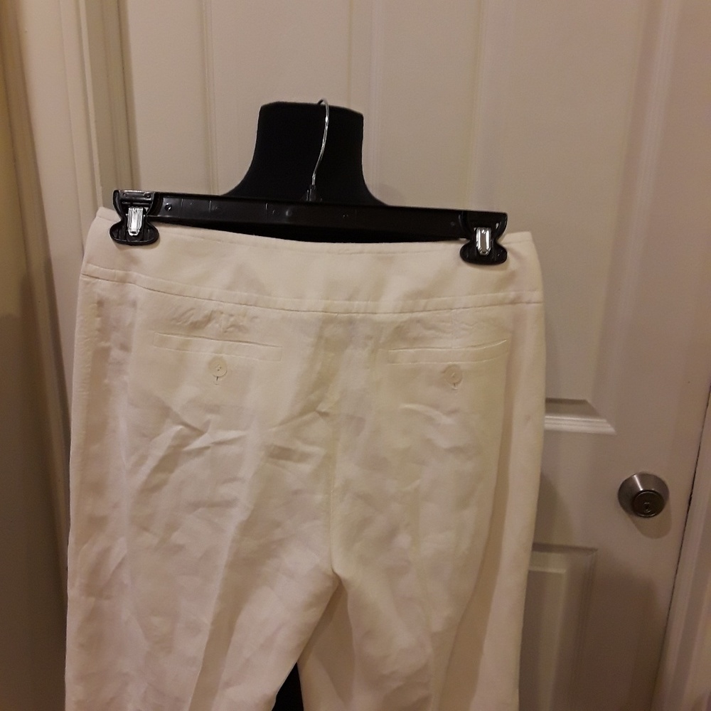 Ann Klein White Dress Pants - Picture 2 of 6